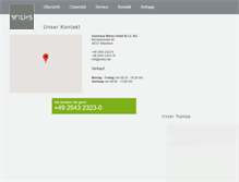 Tablet Screenshot of chevrolet-wiens.de